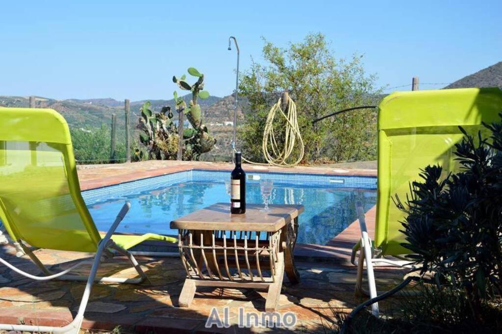 Las Palmeras - Ein Stueck Vom Paradies - Behagliches Haus Mit Pool アルゴドナレス エクステリア 写真