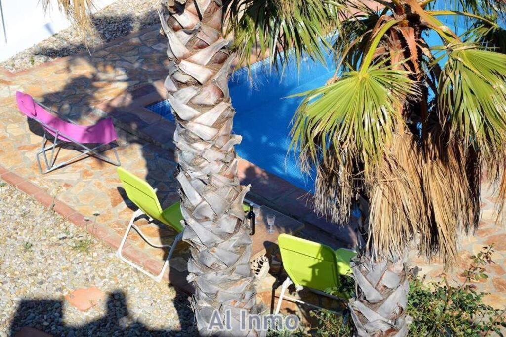 Las Palmeras - Ein Stueck Vom Paradies - Behagliches Haus Mit Pool アルゴドナレス エクステリア 写真